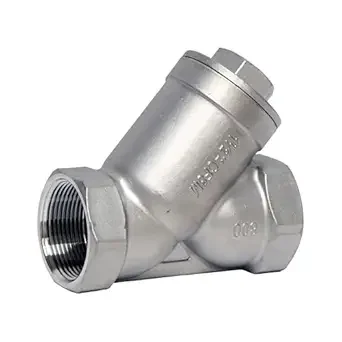 1" Stainless Steel Y-Strainer 800 PSI, NPT Threaded
