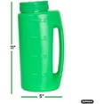 thumbnail image 2 of Dsseng Ice Melt Salt Spreader Handheld Shaker for Lawn Seed  Salt  Ice Melt  Calcium  Deicer Shaker 2 Liter  Adjustable Hole Size  Handy for Fertilizer Lawn Seed Salt to Deice, 2 of 8