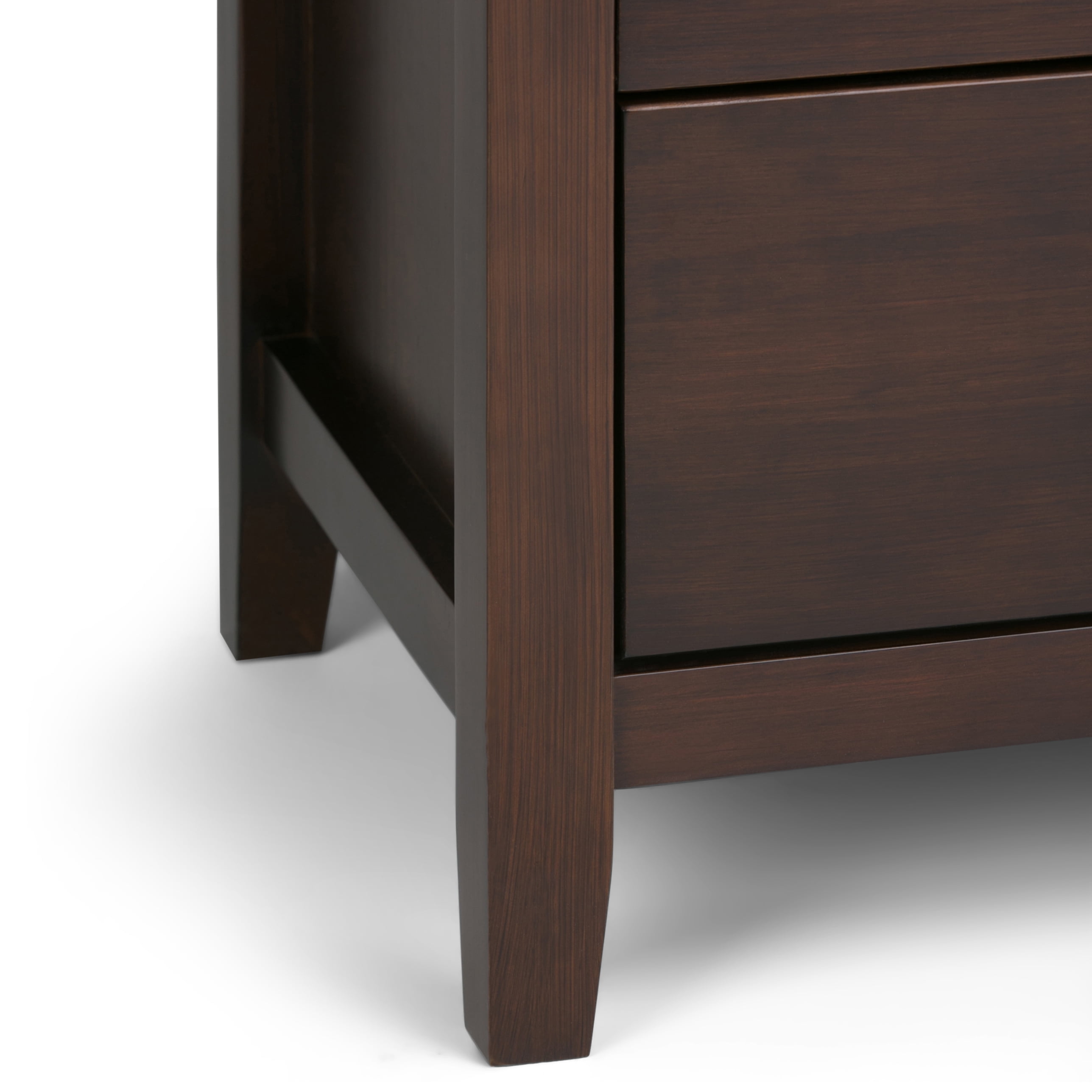 Brooklyn Max Holden Solid Wood 60 Inch Wide Contemporary Bedroom Dresser And Media Cabinet In White Walmart Com Walmart Com