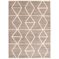 thumbnail image 1 of eCarpetGallery Modern Living Room Area Rug, 5'3" x 7'3", Grey-Ivory, Ana, 1 of 9