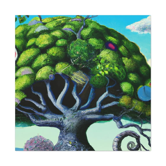 Eternal Elm Embrance - Canvas