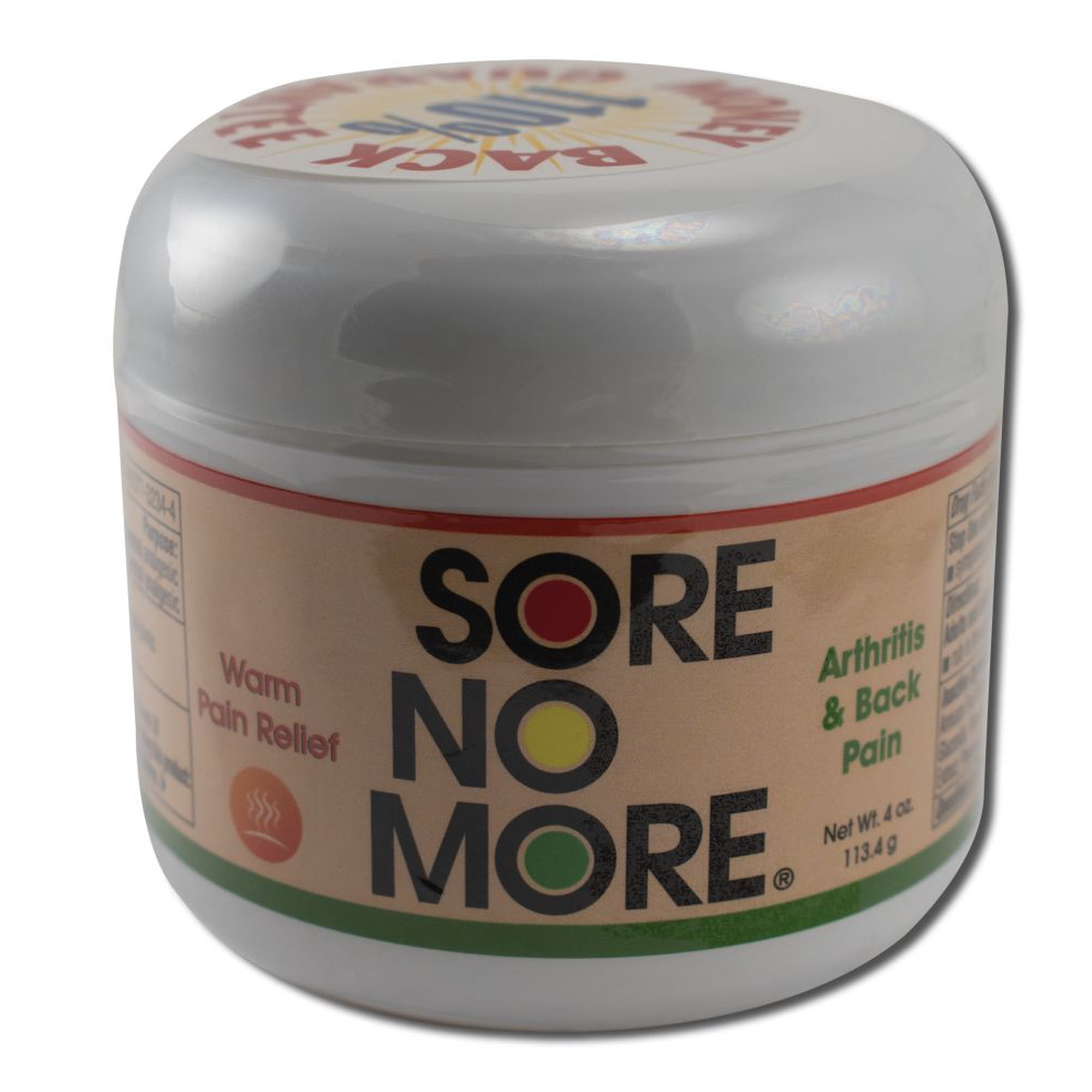 Sore No More Warm Pain Relief 4 oz. Jar
