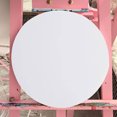 thumbnail image 1 of FUTUREORYY Wood Canvas Frame Small Round Paint Canvas for DIY Creative Activities White 1 Set, 1 of 8
