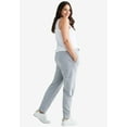 thumbnail image 3 of ellos Women's Plus Size French Terry Drawstring Sweatpants - 3X, Wild Plum, 3 of 4