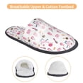 thumbnail image 3 of KLL Cute Poodle Dog Slippers for Women Men House Slip on Indoor Outdoor Bedroom Furry Fleece Lined Ladies Comfy Anti-Skid Rubber Hard Sole-Medium, 3 of 8
