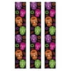 Beistle 434 12 in. x 6 ft. Day of the Dead Party Panels - Pack of 12