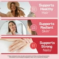 thumbnail image 6 of YUM-V’s Multivitamin Gummies for Teen with Biotin and Antioxidants for Healthy Hair, Skin & Nails, Raspberry Flavor, 60 Count, 6 of 9
