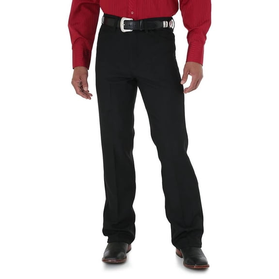 Wrangler Wrancher Dress Polyester Black - Mens Jeans - 82Bk