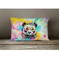 thumbnail image 4 of Carolines Treasures DAC4017PW1216 16 x 12 in. Unisex Hippie Animal Panda Polyester Fabric Throw Pillow, 4 of 4