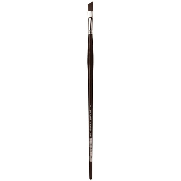 da Vinci TOP-ACRYL Red-Brown Brush, Synthetic, Acrylic & Oil, Slant, Series 7187, Size 8