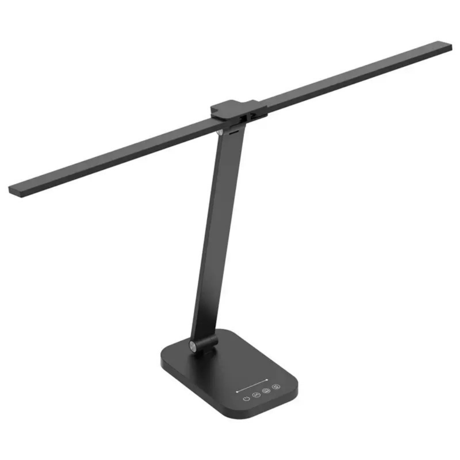 Afaoiry LED Desk Lamp with USB Charging Port, 50 Lighting Modes Dual Swing Arm Architect Table Lamp Light Desk Lamp for Home Office Dorm Piano Nail