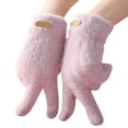 thumbnail image 1 of Touchscreen Gloves Solid Color Thick Non-slip Unisex Winter Gloves Warm Gloves, 1 of 10