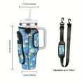 thumbnail image 6 of ENFOURCLASS 40oz Water Bottle Holder with Phone Pocket & Adjustable Strap for Hiking, Camping, 6 of 15