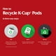 Folgers Noir soyeux capsules K-CUP® recyclabes 18 K-Cups – image 3 sur 5
