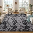 thumbnail image 6 of Fluffy Area Rug- Shag Area Rug for Living Room, Shaggy Large Indoor Thick Living Room Carpet with Non-Slip Backing, Soft Plush Carpet for Bedroom,8x10,Tie-dye Dark Grey, 6 of 7