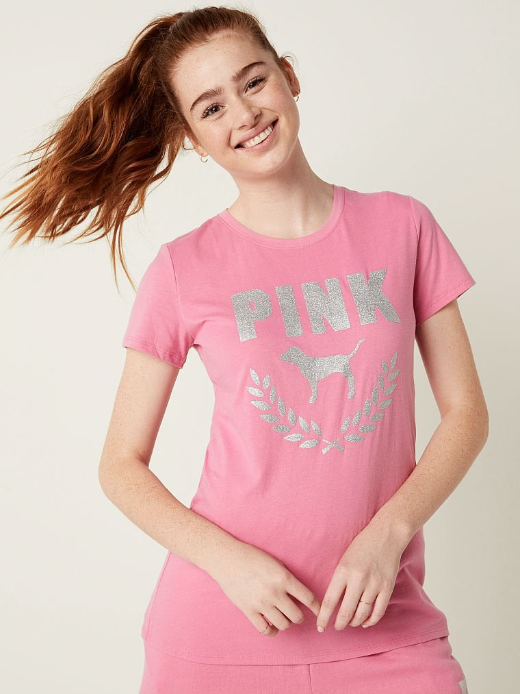 Victorias Secret PINK Womens Everyday Short Sleeve Uganda