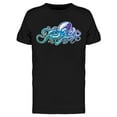 thumbnail image 1 of Blue Octopus Vintage Design T-Shirt Men -Image by Shutterstock, Male x-Large, 1 of 2
