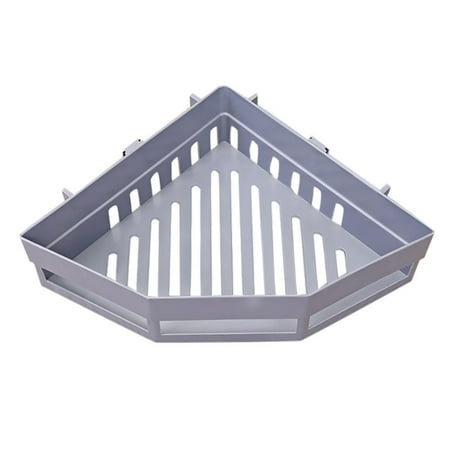 

Xubond Shoe Rack Traceless Plastic Bathroom Kitchen Storage Rack Organizer Shower Shelf Kitchen Essentials Gray Clothes Rack