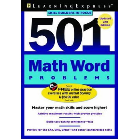 Pre-Owned 501 Math Word Problems (501 Series) (Paperback) 1576855635 9781576855638