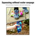 thumbnail image 5 of Collapsible Water Bottles, BPAFree Silicone Travel Bottles, Portable Leak-Proof Sport Water Bottles, Reusable 17 Oz Water Bottle with Handle and Carabiner, For Camping Hiking Cycling, 5 of 8