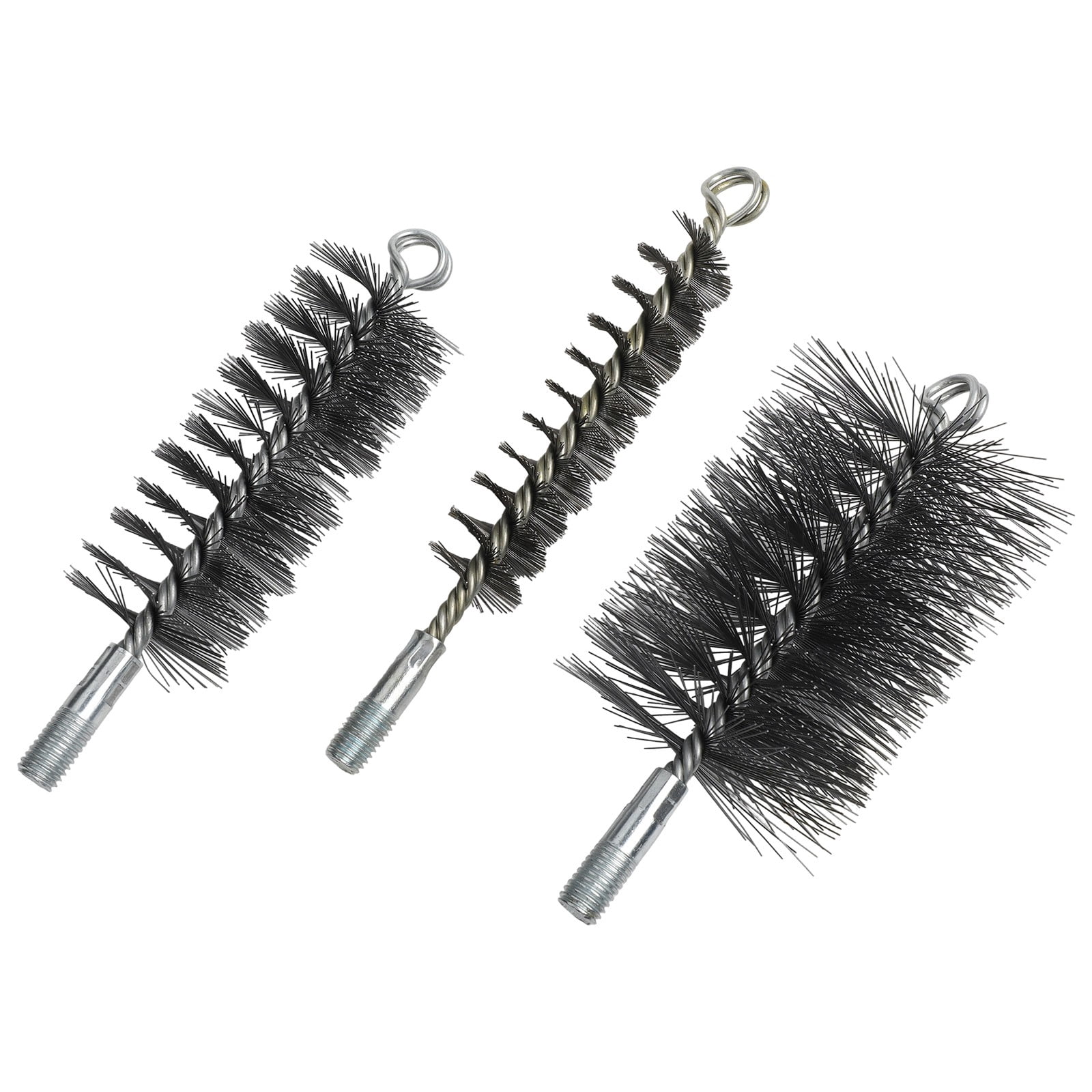 Chimney Brush Cleaning Brush 30/50/80 Mm Steel Wire Fireplace Flue Pipe Rust Deburring Dryer Vent Cleaner Brush Head Kit