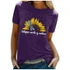 thumbnail image 2 of Pntutb Mujeres Casual Carta Impresión Mangas Cortas O-Cuello Camiseta Suelta Blusa tops Pntutb Pntutb-3502, 2 of 6