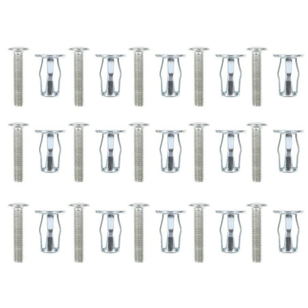 

15 Pcs Nuts Jack Security+ Petal Rivet Bolts Fixing Thread Carbon Steel Galvanized