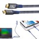 thumbnail image 1 of Tipo Rápido Cargador PD 240W USB3.2 Del Cable 0.5/1/2/3M C para IPhone 15 Macbook PC, 1 of 9