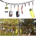 thumbnail image 2 of Corde Cintre Noire 4.3m PP Lanière de Rangement Extérieure pour Accessoires de Camping, 2 of 9