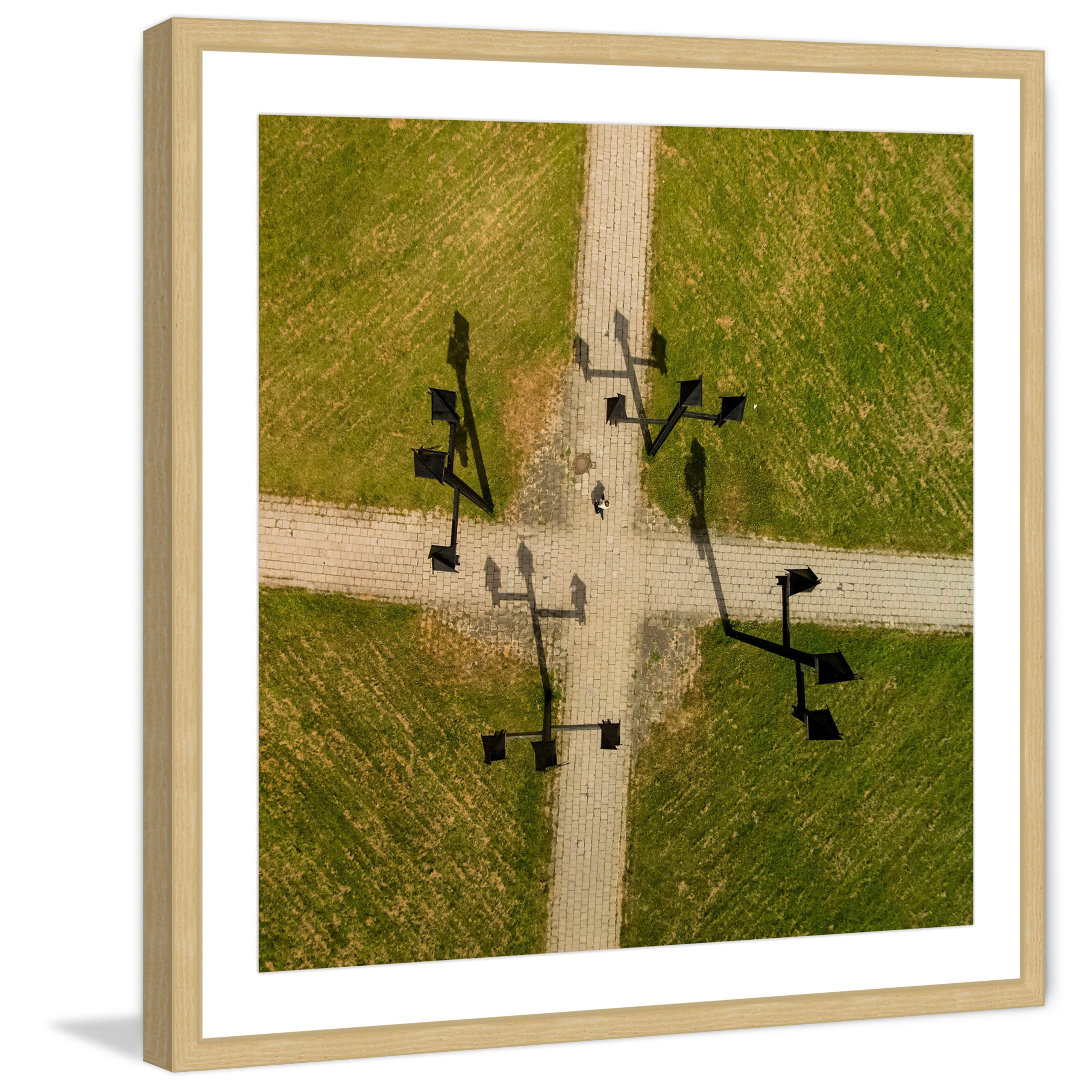 Marmont Hill "Weather Vanes" By Karolis Janulis Framed Painting Art Print, 32.0" x 1.5"