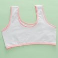 thumbnail image 2 of Girls Seamless Training Bras Thin Cotton Breathable Lightly TrainerNo Wire Training Bras for Women Teens 7-13 Years, 2 of 5