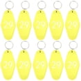thumbnail image 1 of 10 Pcs Key Tags Vintage Motel Keychain Fade-resistant Smooth Surface Long-lasting DIY Crafts Ornament, 1 of 6