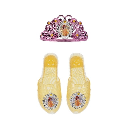 Disney s Beauty and the Beast Belle Dress-Up Accessory Set with Tiara & Shoes