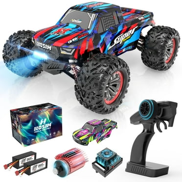 All Terrain RC Car, 1/8 Scale Fast Remote Control Truck 45 KM/H Top ...