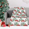 thumbnail image 3 of Christmas Holiday Throw Blanket for Couch Soft White Christmas Fleece Blanket Christmas Blankets and Throws, 50x60 Inch, 3 of 6