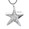 thumbnail image 5 of ROCKROK Punk Gothic Y2K Exaggerate Star Charm Clavicle Chain Wax Rope-Jewelry-Decor, 5 of 6