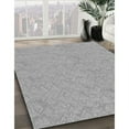 thumbnail image 2 of Ahgly Company Indoor Square Patterned Silver Gray Area Rugs, 6' Square, 2 of 6