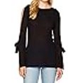 thumbnail image 3 of kensie Chandail en Viscose Texturé pour Femmes, Noir, P, 3 of 4