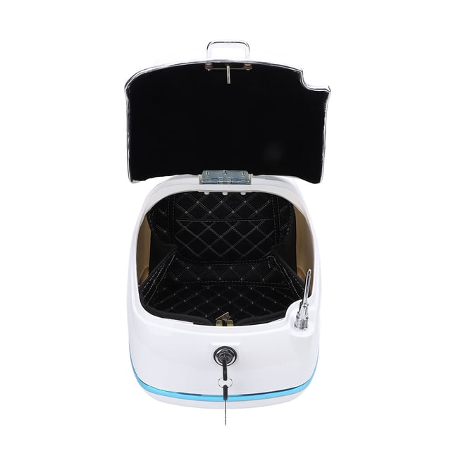Estuche Trasero Para Motocicleta, Caja Trasera Para Maletero Resistente Al Agua, Capacidad De 38L, Estilo Retro, Diseño Exquisito Para Motocicletas