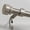 Brushed Nickel, variant on VIB Antique Bronze Curtain Rods for Windows 48 to 84 Inches Adjustable Length Heavy Duty 1" Diameter Window Curtain Rod with Solid Metal Finials for Outdoor Farmhouse Bedroom Kitchen Living Room
