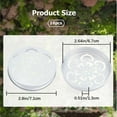 thumbnail image 3 of 16pcs Mason Flower Jar Insert Lid Plants Organizer Frog Lids Auspicious Cloud Pattern Glass Bottle Covers for Regular Mouth Mason Canning Jars Fixed Tools Home Office 67mm, 3 of 8