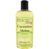 Cucumber Melon Massage Oil by Eclectic Lady, 4 oz, Sweet Almond Oil and Jojoba Oil