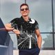 thumbnail image 4 of Fotbe Futuristic Moonlit Cityscape Camiseta Polo de Golf para Hombre con Estampado – Camisa Deportiva Transpirable con Cuello Abotonado-XX-Large, 4 of 6