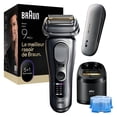thumbnail image 2 of Braun Series 9 PRO+ Electric Razor for Men, Electric Foil Shaver, with Precision Trimmer, Pro SensoAdapt, 6in1 SmartCare Center, Travel PowerCase, 9677CC, Silver, 2 of 18