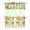 cfcl-1614, variant on Farmhouse Wildflower Curtains 36 Inch Short - 3 Panel Vintage Country Set with Bohemian Floral Print, Rod Pocket Window Treatment for Spring Summer