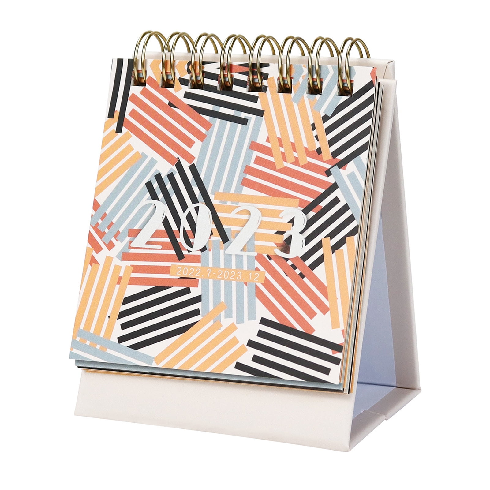 VEAREAR Mini Calendar Decorative Convenient Ornamental Fine Workmanship Clear Pattern Table