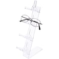 thumbnail image 2 of Plymor Clear Acrylic 4 Frame Rests Display Risers for Eyeglasses, 11.5" H x 3.5" W x 5.25" D (2 Pack), 2 of 2