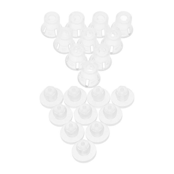 IFANLANDOR 10Pcs Clear Plastic Screws Mounting Hardware for Professional and Diy Display Projects