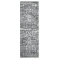 thumbnail image 2 of Aoile 2x6 Machine Washable Runner Rug, Stain Resistant Anti Slip Backing Rugs, Retro Distressed Print Low-Pile Carpet Rugs for Hallways Entryway Kitchen Bathroom, Gray, 2 of 8
