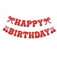 thumbnail image 1 of Banner de cumpleaños Rijcy con temática de cerezas y frutas para fiesta, 1 of 3